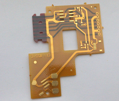 Double side FPC with PI stiffener